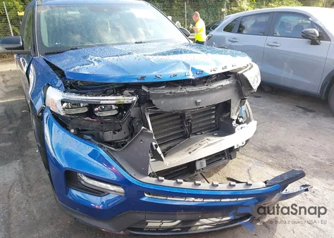 2022 Ford Explorer St из США, поврежденный, VIN 1FM5K8GC6NGA86035